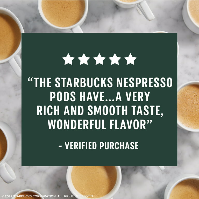 Starbucks by Nespresso Vertuo, Pike Place Roast, Medium Roast Nespresso Pods,  8 Count 