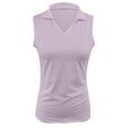 thumbnail image 4 of RMGVDSD Trendy Womens Tank Tops Women's Sleeveless Golf Polo Shirts Collared V Neck Tennis Tank Tops Quick Dry Athletic Tanks Shirt Casual Basic Shirts, 4 of 5