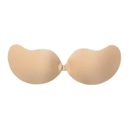 

Super Sticky Push Up Bras Strapless Backless Breast Lift Bras for Women Wedding Dresses Reusable Self Adhesive Backless Bra