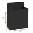 thumbnail image 3 of UCANPACK Black Cardboard Product Packaging Boxes 3½ x 1 x 3½ - 1000 Pack bulk gift boxes Black, 3½x1x3½ Shipping Boxes - Custom Made in USA, 3 of 7