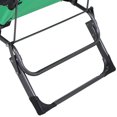 thumbnail image 4 of DUOSONG Tanning Chair, 2-In-1 Beach Lounge Chair & Camping Chair W/ Pillow & Pocket, Adjustable Chaise For Sunbathing Outside, Patio, Poolside, Green Green Metal Garden & Outdoor Outdoor & Patio, 4 of 9