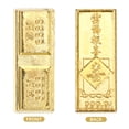 thumbnail image 3 of 5pcs Fake Gold Bar Figurines Simulation Gold Bullion for Home Office Decoration, 3 of 5