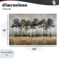 thumbnail image 4 of Stupell Industries Traditional Green & Blue Forest Grove Canvas Art, 24 x 16, by Creative Studio, 4 of 8