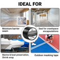thumbnail image 2 of ELK Vapor Barrier Tape, PE 9mm Polyethylene Tape, Moisture Barrier Seam and Seal for Crawlspace Encapsulations or Marine Use - Waterproof (4 Inch x 180 Feet, Red, 3 Pack), 2 of 16
