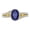 Yellow Gold, variant on 3.5 Carat Vintage Milgrain Tension Set Oval Cut Tanzanite Diamond Engagement Ring (3 Ct Center AAA+ Heirloom Quality) 14K White Gold Size: 9