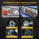 thumbnail image 5 of Faro de motocicleta, faro LED para motocicleta, luces de conducción LED delanteras, 6000K, Romacci Faros de motocicleta, 5 of 7