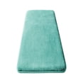 thumbnail image 2 of Extra Large Bath Mat, Non- Bathroom Rug with Latex Backing, Quick Dry Soft Shaggy Coral Fleece Carpet, Machine Washable Absorbent Floor Mat for Shower, Tub, and Sink Area, 47 Inch, 2 of 8
