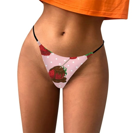 Underpants for Women G String Comfort Daily Vacation Casual Rose Printed Shorts Fashion Breathable Briefs