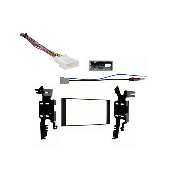 Fits Nissan Frontier 13-14 Double DIN Stereo Harness Radio Install Dash Kit