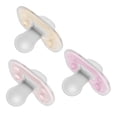 thumbnail image 4 of Dr. Brown's Advantage One-Piece Silicone Baby Pacifier, Fully Symmetrical Soother, Pink, 0-6m, BPA Free, 3 Pack, 4 of 9