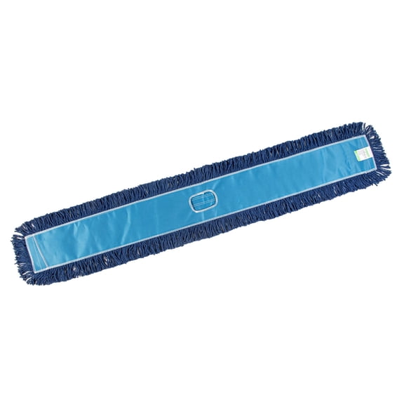 Clean Tek Professional Blue Microfiber Dust / Dry Mop Head - Looped - 60" - 1 count box