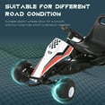 thumbnail image 6 of Aosom Pedal Go Kart Children Ride on Car Racing Style with Adjustable Seat, Plastic Wheels, Handbrake and Shift Lever, White, 6 of 10
