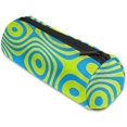 thumbnail image 2 of Customize Abstract Graphic Colorful Geometric Background Pattern Cylindrical Pencil Bag, Pencil Box Zipper Stationery Bag, Wash Bag, 2 of 4