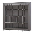 thumbnail image 3 of Closet Ropero Armable Grande Practiksa Organizador Zapatera Color Negro, 3 of 5