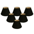 thumbnail image 2 of Royal Designs, Inc. Pleated Empire Chandelier Shade CS-111BLK/GL-6, Black with Gold, 2.5 x 5 x 4.25, Pack of 6, 2 of 5