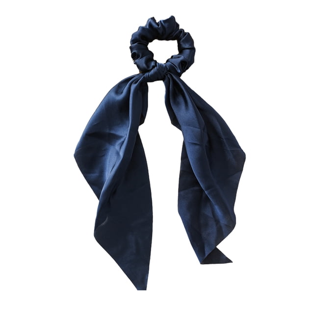 Qarigey Diadema elástica de estilo retro de tela para un aspecto de trabajo o fuera de servicio que combina con todas las tendencias Textura Ropa, zapatos y accesorios Miscelánea Azul
