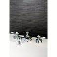thumbnail image 4 of Kingston Brass KS3331TAL Tudor Two-Handle Deck Mount Roman Tub Faucet, Polished Chrome, 4 of 7