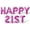 Pink, variant on Letter Balloons - HAPPY 21ST 16" Inch Alphabet Letters Foil Mylar Balloon 21st Birthday Party Banner (Pink)