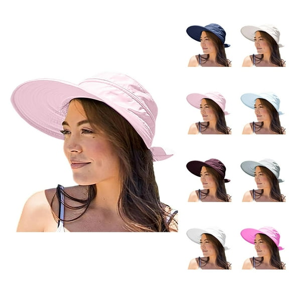 Women’s Packable Sun Hat – Wide Brim UV Protection Straw Beach Hat for Outdoor Adventures, Hiking & Vacation, Comfortable & Stylish Design for Maximum Sun Protection & Comfort