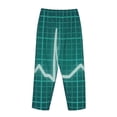 thumbnail image 5 of Disketp Ecg Wave Print Women'S Comfy Pajama Pants Casual Drawstring Palazzo Lounge Wide Leg Pants, 5 of 9