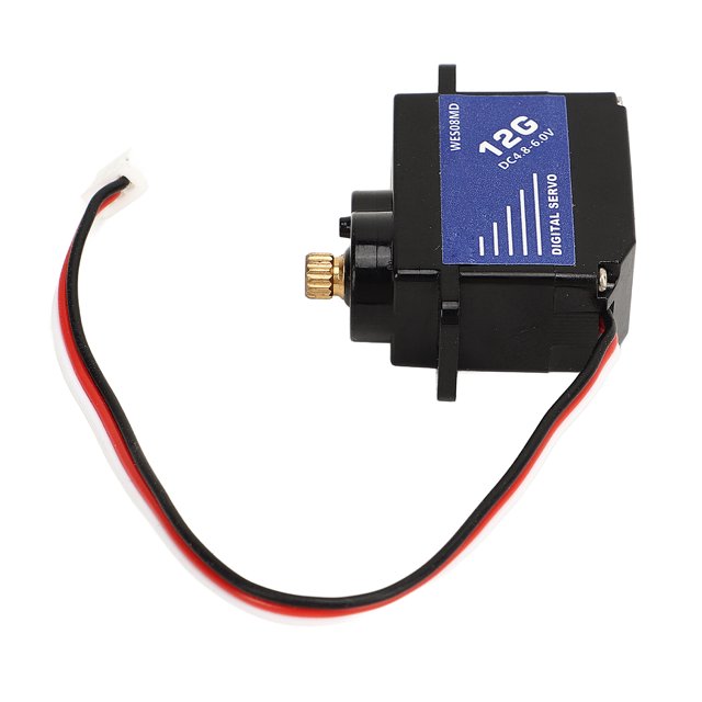Juego de Servo de Dirección RC Soporte de Montaje de Servo de Engranaje de Metal Brazo Enlace de Dirección Servo de Coche RC Compatible con FMS FCX24 1/24 RC Car ANGGREK Otros