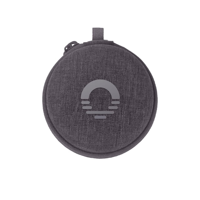 Funda de viaje Ozlo Sleepbuds® de tela tejida para Sleepbuds