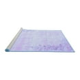 thumbnail image 2 of Ahgly Company Machine Washable Indoor Rectangle Abstract Blue Contemporary Area Rugs, 8' x 10', 2 of 4
