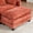 Orange Chenille Foam, variant on JUYG Cloud Sofa 3-Seat, Green, Chenille, Double Cushion