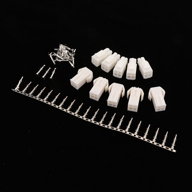 Conector De Y De 4,5 De ado Bloque De Terminales 20pcs 4 Polos Para Automóviles, Motocicletas, Ciclomotores, Otros Cola Bloques de terminales 4 polos