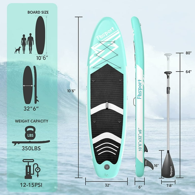 FBSPORT Inflatable Stand Up Paddle Boards, 11' x 33 FBSPORT Inflatable Stand Up Paddle Boards, 11' x 33