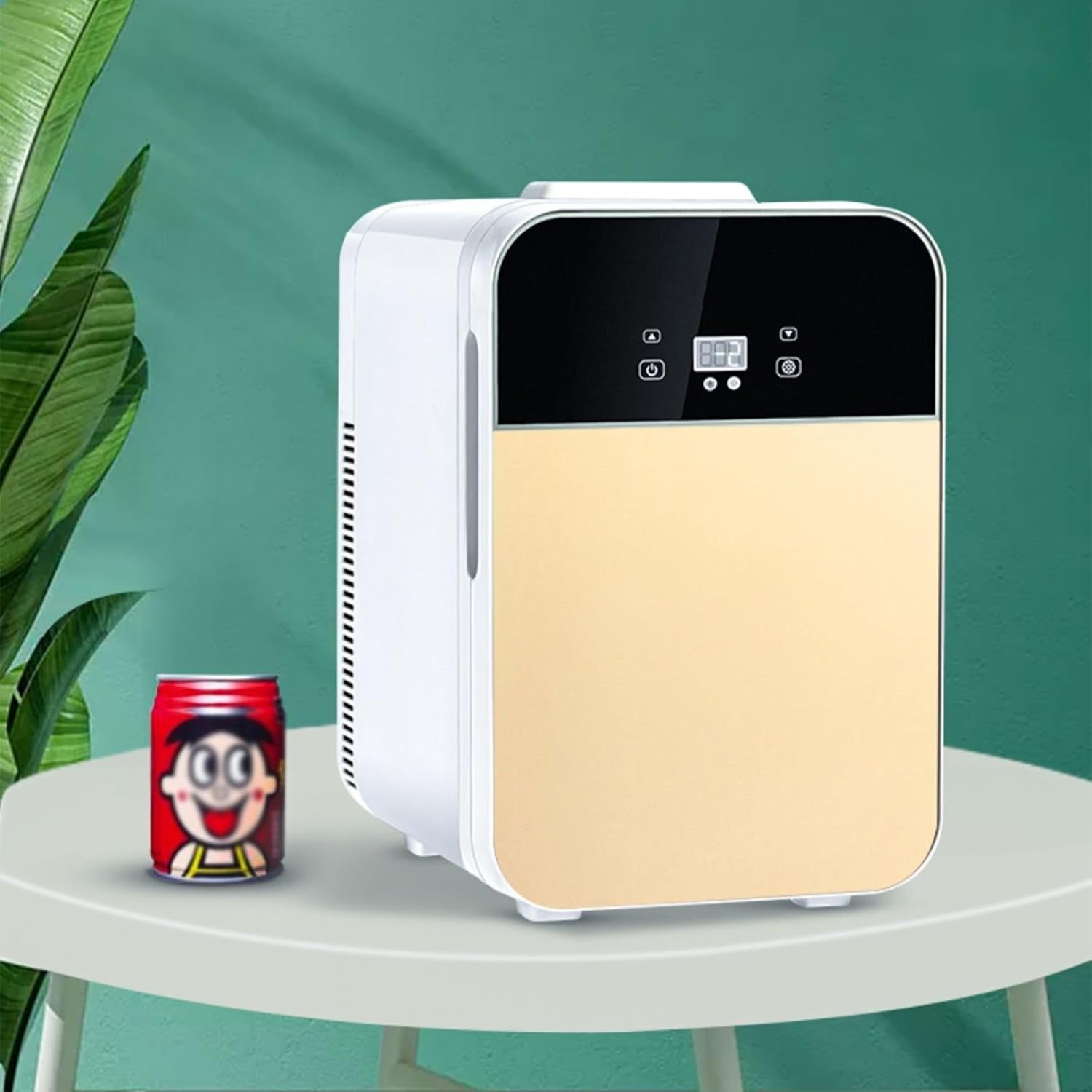CNV Modern Small Refrigerator, Compact Refrigerator, Adjustable Single Mini Fridge Perfect for Dorm Apartment Office RV Garage Living Room(12L)