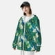 thumbnail image 3 of Fotbe Peacock And Flowers Chaqueta con Protección Solar UPF 50+ para Hombre y Mujer, Camisa con Capucha y Bolsillos-X-Large, 3 of 7