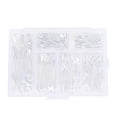 thumbnail image 3 of 250 piezas Pin de seguridad accesorios de costura decoración de ropa acero niquelado de alta resistencia plata, 3 of 8