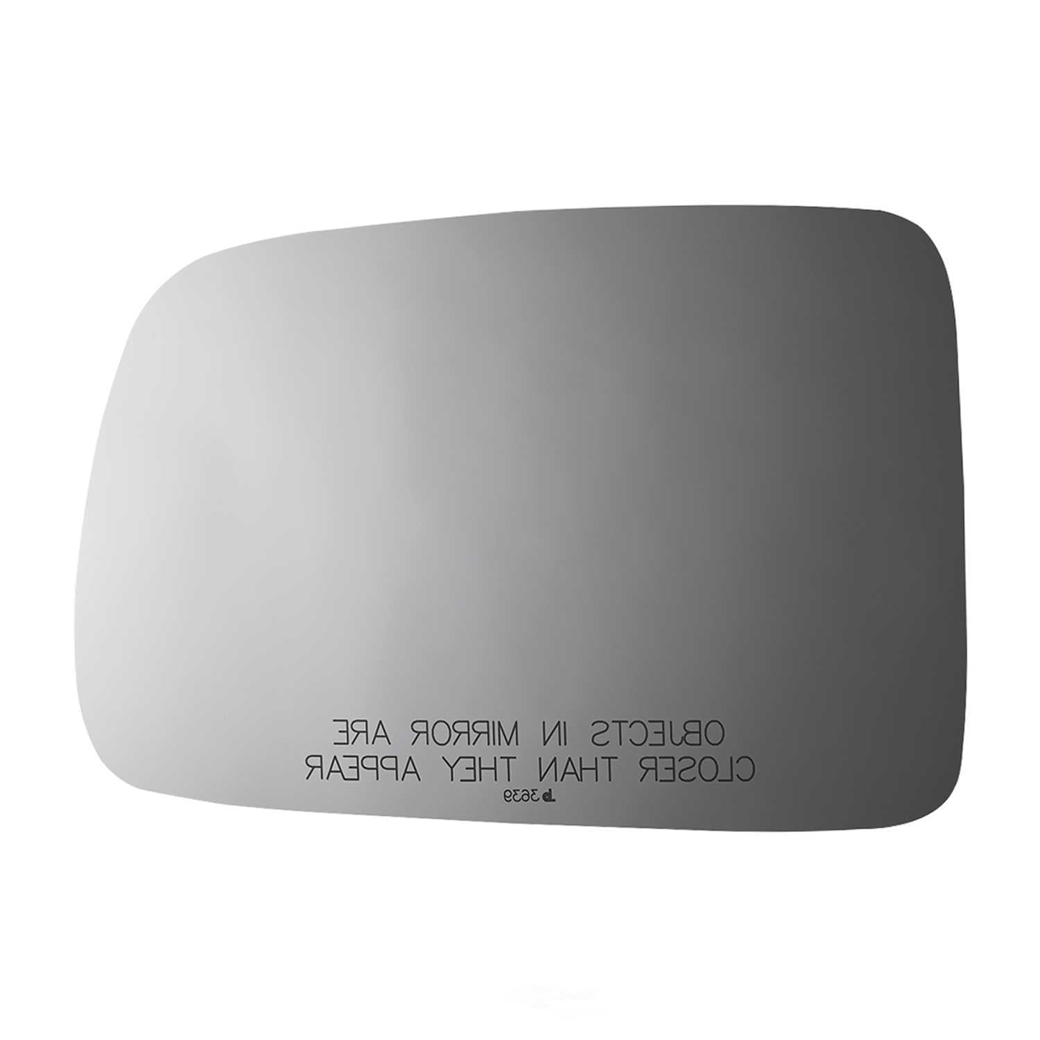 Burco Side View Mirror Replacement Glass - Clear Glass - 3639