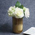 thumbnail image 5 of Jarrón dorado de 18 cm Jarrones de cerámica Decoración de florero Decoración, 5 of 5
