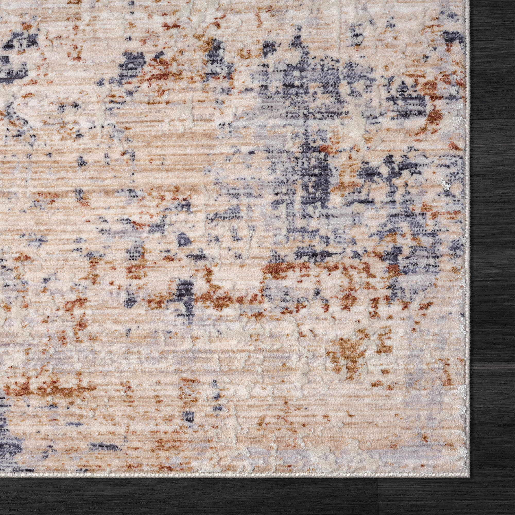 Ox Bay Lucas Abstract Modern/Contemporary Polyester Blend Area Rug, 7'9" X 9'9"
