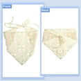 thumbnail image 6 of Unique Bargains 2pcs Crochet Bandanas Knitted Head White Black, 6 of 7