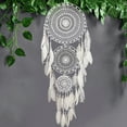 thumbnail image 6 of Handmade Dream Catcher Feather Ring Wall Hanging Bedroom Window Balcony Ornament, 6 of 7