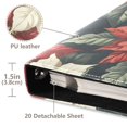 thumbnail image 3 of FORMRS 3 Ring Photo Album 4"x6" Self Adhesive Large Capacity PU Leather Cover, White Christmas Leaves, 3 of 8