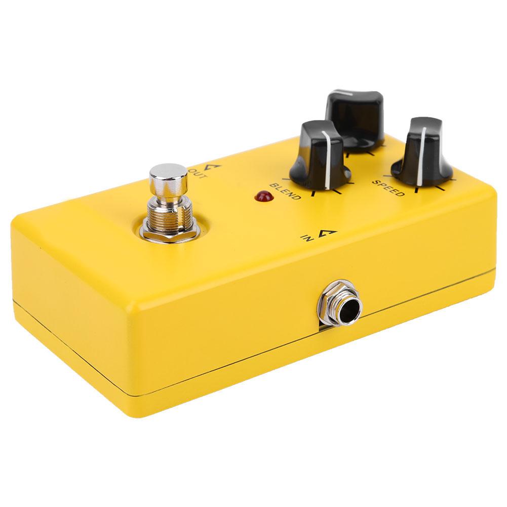 Kritne Chorus Effect Pedal,Mini Guitar Effect Pedal,Yellow Metal Electric Guitar Effect Pedal