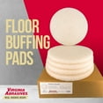 Floor Maintenance Pads, NonWoven Cleaning and Polishing for Floor. Heavy Duty Ideal for Cleaner