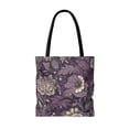 thumbnail image 2 of Tote Bag in Purple Jacobean Pattern, 2 of 4