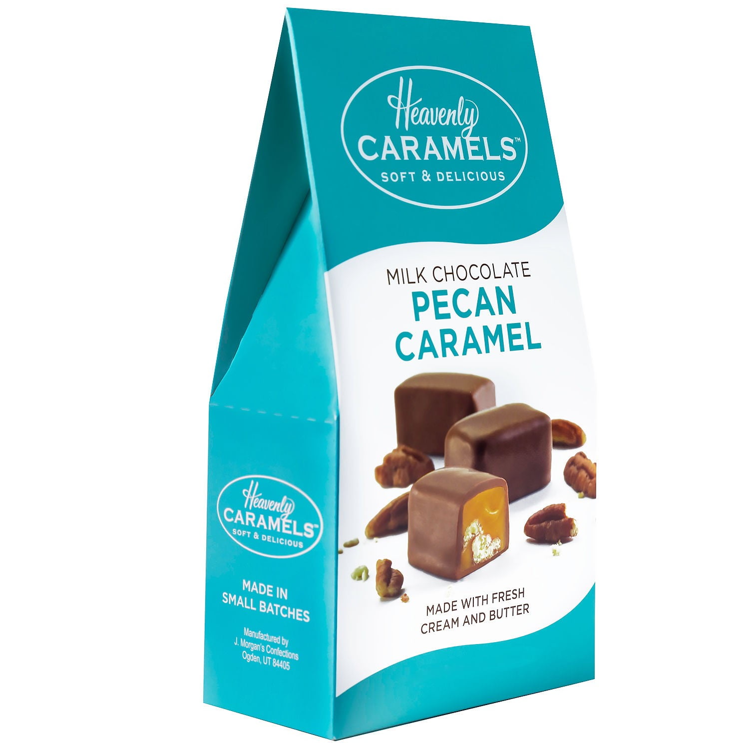 Chocolate Covered Pecan Caramel | Heavenly Caramels Bag | 4.2 oz