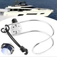 thumbnail image 4 of 45in Stainless Steel Lifebuoy Ring Bracket Horseshoe Holder for Marine Boat Ship, 4 of 5