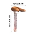 thumbnail image 3 of SLYNSHome Floating Pool Thermometer,Large Display with String Easy to Read - Shatter Resistant - Thermometer for Swimming Pools,Spas,Hot Tubs,Aquariums (Poop Decor), 3 of 5
