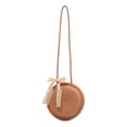 thumbnail image 2 of Bolsas cruzados con forma de sombrero, Bolsa tejido informal con lazo para mujer para fiestas navideñas (caqui) Ndcxsfigh Para Estrenar, 2 of 9