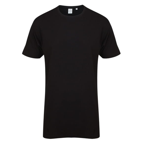 Skinnifit Mens Longline Dipped Hem T-Shirt