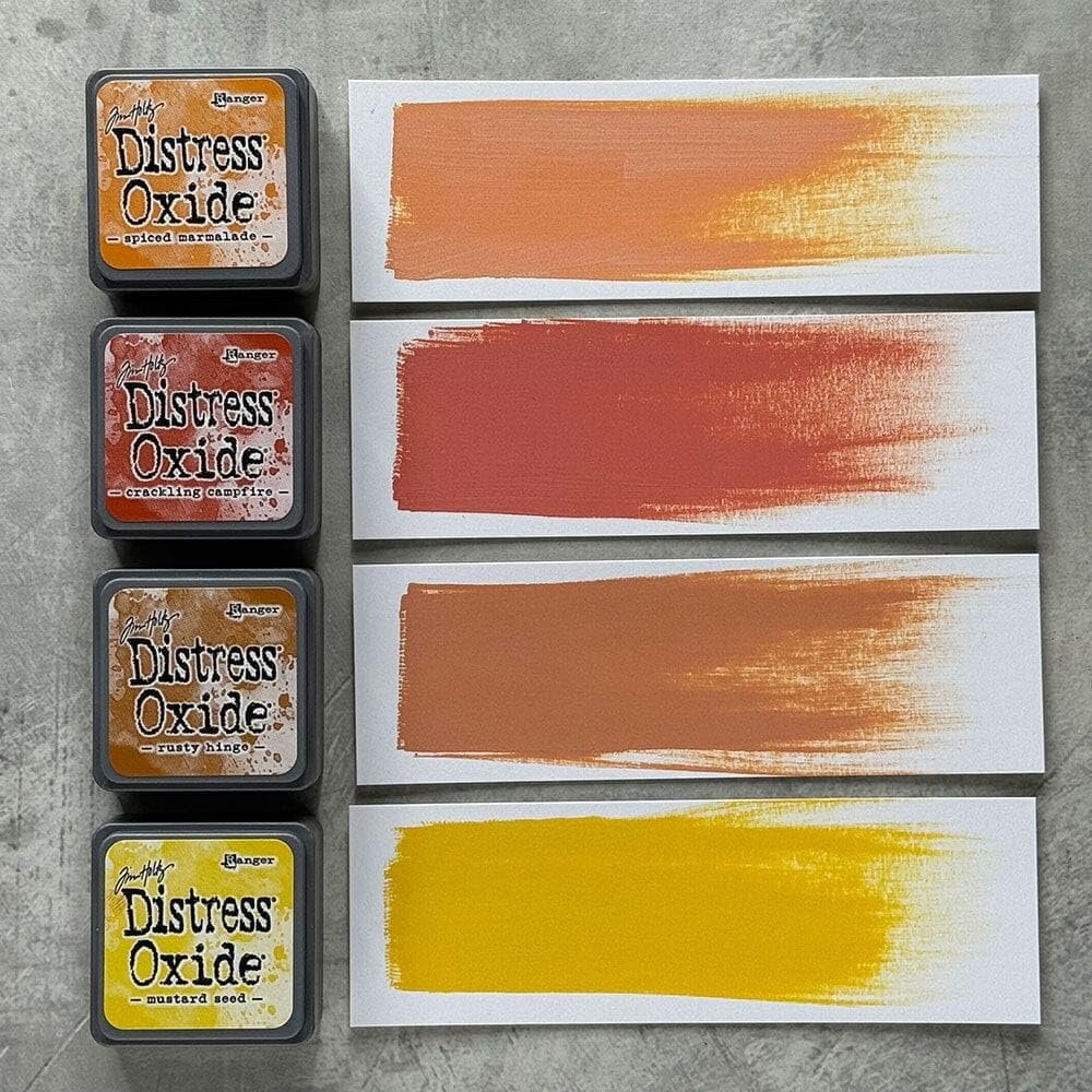 Mini Distress Oxide Pad Bundle - Ranger Tim Holtz Mini Distress Oxide Pad Sets #1, #2, #3 with Trebbies Detail Sticks
