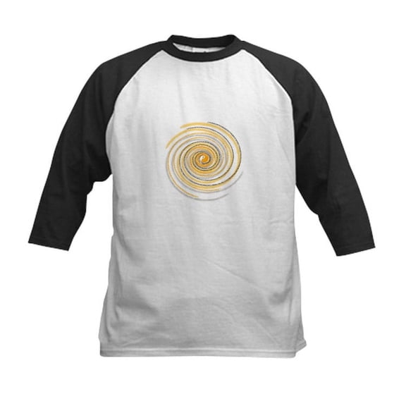 CafePress - Pi Swirl Kids Baseball Jersey - Kids Cotton Baseball Jersey, 3/4 Sleeve Shirt