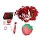 thumbnail image 1 of de Globos de Fresa, 157 Piezas Globo de Fresa con Globos de Látex Rojo Rosa Verde y Globos de Aluminio de Fresa, 1 of 5